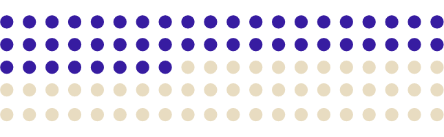 image of a 48% filled dot graph